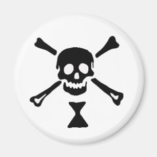 Die authentische Piratenflagge von Emanuel Wynn Magnet