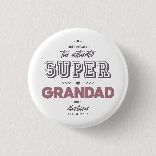 Die authentische Super-Großad Button (Vorderseite)