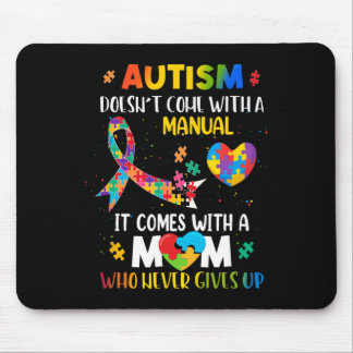Die Autismus-Mama kommt nicht mit einem manuellen Mousepad