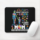 Die Autismus-Mama kommt nicht mit einer Handbuchso Mousepad (Mit Mouse)