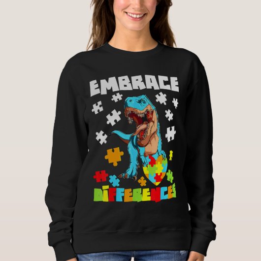 Die autistischen Puzzle Autismus Awarene Sweatshirt (Vorderseite)