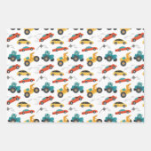 Die Auto-Serie - Kinder-Geschenkpapier Geschenkpapier Set (Vorderseite 2)