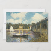 Die Autobahnbrücke in Argenteuil von Claude Monet (Vorderseite)