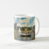 Die Autobahnbrücke in Argenteuil von Claude Monet Kaffeetasse (VorderseiteRechts)