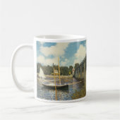 Die Autobahnbrücke in Argenteuil von Claude Monet Kaffeetasse (Links)