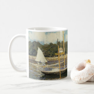 Die Autobahnbrücke in Argenteuil von Claude Monet Kaffeetasse