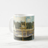 Die Autobahnbrücke in Argenteuil von Claude Monet Kaffeetasse (Vorderseite Links)