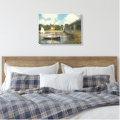 Die Autobahnbrücke in Argenteuil von Claude Monet Leinwanddruck (Insitu (Schlafzimmer))