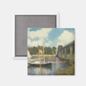 Die Autobahnbrücke in Argenteuil von Claude Monet Magnet (Vorderseite/Rückseite)