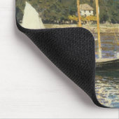 Die Autobahnbrücke in Argenteuil von Claude Monet Mousepad (Ecke)