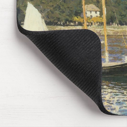 Die Autobahnbrücke in Argenteuil von Claude Monet Mousepad (Ecke)