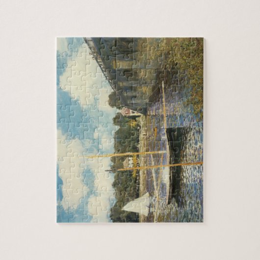 Die Autobahnbrücke in Argenteuil von Claude Monet Puzzle (Vertikal)