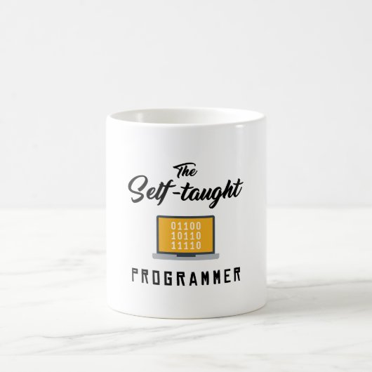 Die autodidaktische Programmierer-Tasse Kaffeetasse (Mittel)