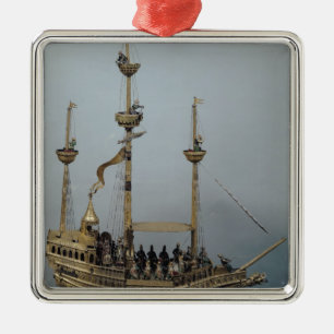 Die automatische Uhr Charless V Silbernes Ornament
