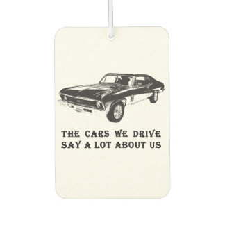 Die Autos, die wir fahren, sagen viel über uns Autolufterfrischer