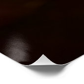 Die Autoszene mit Blätter, die die Sonne einatmen Poster (Ecke)