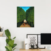 Die Avenue im Park at Saint Cloud by Rousseau Poster (Heimbüro)