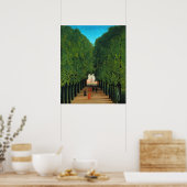 Die Avenue im Park at Saint Cloud by Rousseau Poster (Küche)