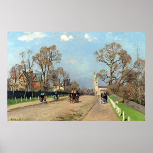 Die Avenue, Sydenham Camille Pissarro Poster