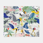 Die Aviary Almanac Fleecedecke (Vorderseite (Horizontal))