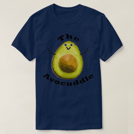 Die Avocuddle Ich bin mit dem Avocado T-Shirt (Design vorne)