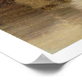Die Avon-Schlucht bei Sunset (Öl auf Papier) Poster (Ecke)