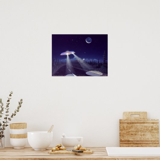 Die A'Ways entlang Poster (Küche)