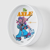 Die Axelwalze Skaten Rinks von Illinois. Uhr (Winkel)