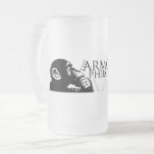 Die AxPx mattierte Bier-Tasse Mattglas Bierglas (Vorderseite Links)