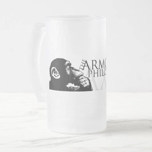 Die AxPx mattierte Bier-Tasse Mattglas Bierglas (Vorderseite Links)