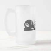 Die AxPx mattierte Bier-Tasse Mattglas Bierglas (Links)