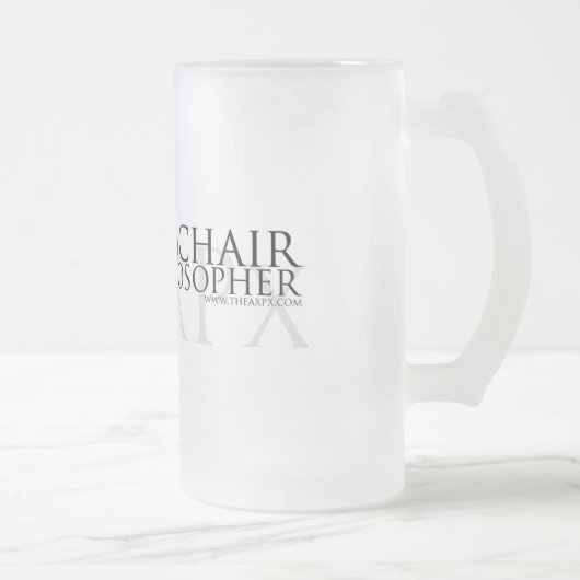 Die AxPx mattierte Bier-Tasse Mattglas Bierglas (Rechts)