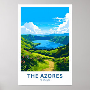 Die Azoren Portugal Reisen Print Poster
