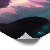 Die azurblauen Hügel von Aerthian Poster (Ecke)