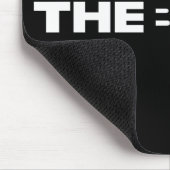 "Die B-Form" Schwarzes mousepad (Ecke)