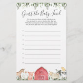 Die Baby-Dusche von Landtieren schätzt das Baby Fo (Vorderseite)