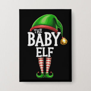 Die Baby-Elf-Gruppen-Passende Familien-Weihnachten Button