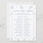 Die Babydusche an der Küste würde eher eine Spielk Einladung (Vorderseite)