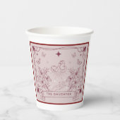 Die Babydusche des Tarots Pappbecher (Vorderseite)