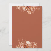 Die Babydusche ist ein Junge, der sich in einem fl Einladung (Rückseite)