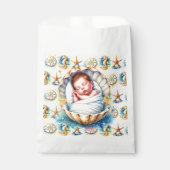 Die Babydusche von Beachy Boy Themed Coastal Geschenktütchen (Vorderseite)