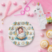 Die Babydusche von Beachy Boy Themed Coastal Pappteller (Party)