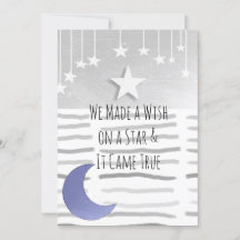 Die Babydusche von Sternen und Moon Boy