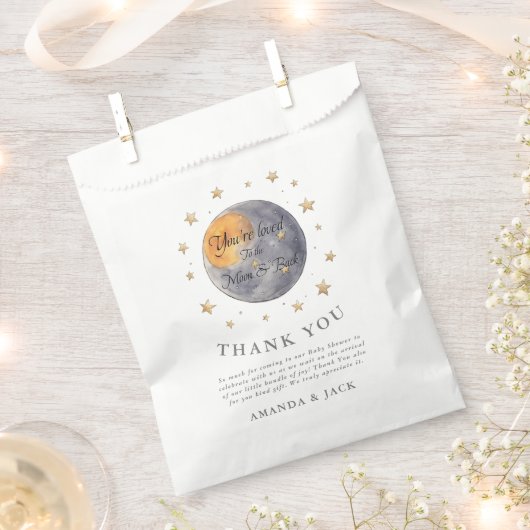 Die Babydusche von The Moon Stars Geschenktütchen (Ausgeschnitten)