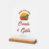 Die Babyduschkarten und das Geschenkszeichen von J Acrylschild (Winkel)