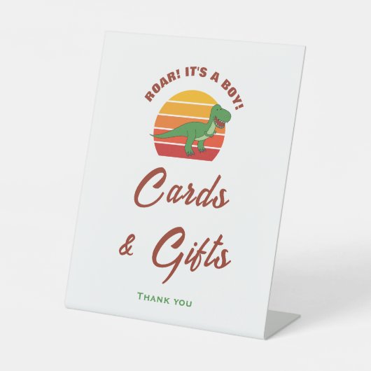 Die Babyduschkarten und das Geschenkszeichen von J Sockelschild (Vorderseite)