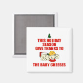 Die Babykäse Magnet (Vorderseite/Rückseite)