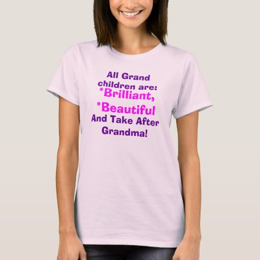 Die Babys der Großmutter T-Shirt (Vorderseite)