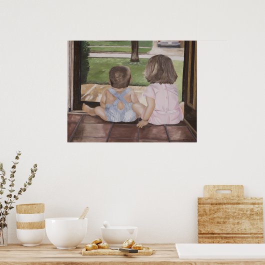 Die Babys drucken Poster (Küche)