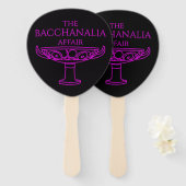 Die Bacchanalia Affair Fans Fächer (Vorne und Hinten)